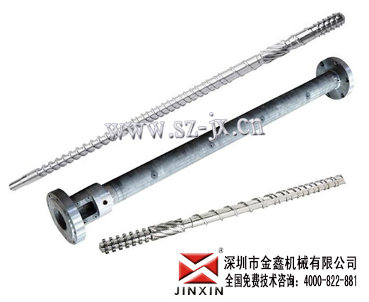 震雄注塑机螺杆各部位尺寸